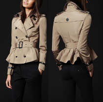 淘宝聚划算购物Burberry 短<em>外套</em>burberry女装风