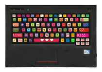 联想G455\G530\V350\V450\V550\U330\K49\S405彩虹键盘贴 价格:38.00