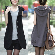 <em>马甲</em>百分之一 秋冬新款 韩版时尚修身连帽亮面