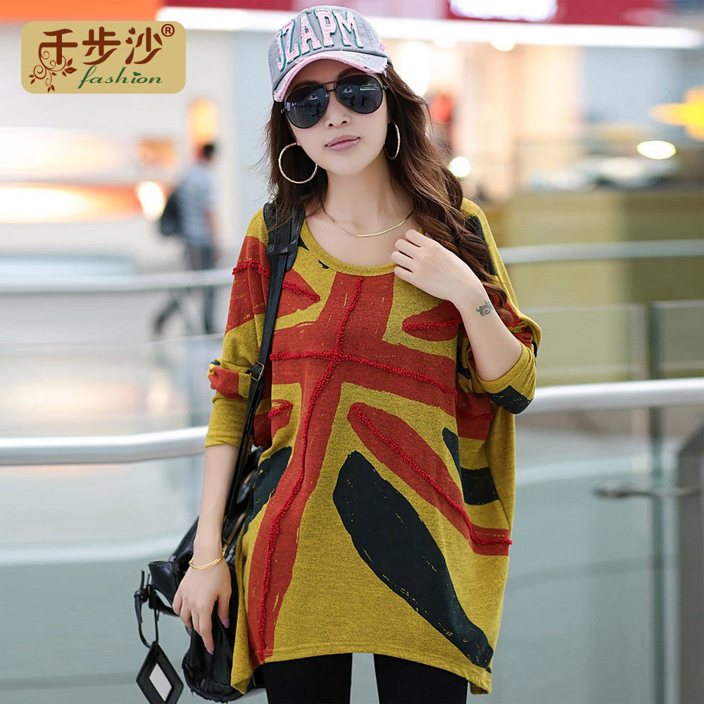 淘宝聚划算购物长袖<em>欧洲站2013T恤</em> 女款长袖