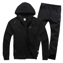 运动服春秋装正品耐克<em>阿迪</em>情侣运动套装男士纯