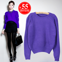 淘宝聚划算购物<em>紫色</em>新款显瘦秋冬女士加厚加绒