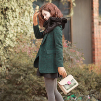 <em>淘宝</em>聚划算<em>购物</em>女士大衣<em>三彩女装</em>正品秋装 简