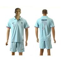 France#7 Ribery 法国队主场7号里贝里原版印号足球服 13-14新款 价格:60.00