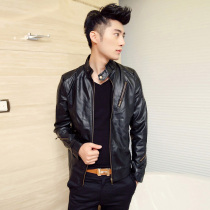 <em>淘宝</em>聚划算购物<em>男士皮衣男士皮衣</em>男装 立领短