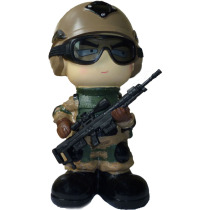 军迷用品CF穿越火线CS特种兵人模型存钱罐玩