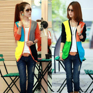 淘宝聚划算购物<em>开衫包邮</em> 新款秋冬女韩版V领针