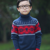 淘宝聚划算购物<em>男童</em>毛衣童装加厚儿童高领<em>毛衣</em>