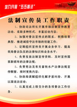 484办公贴纸海报展板素材9青少年法制教育宣