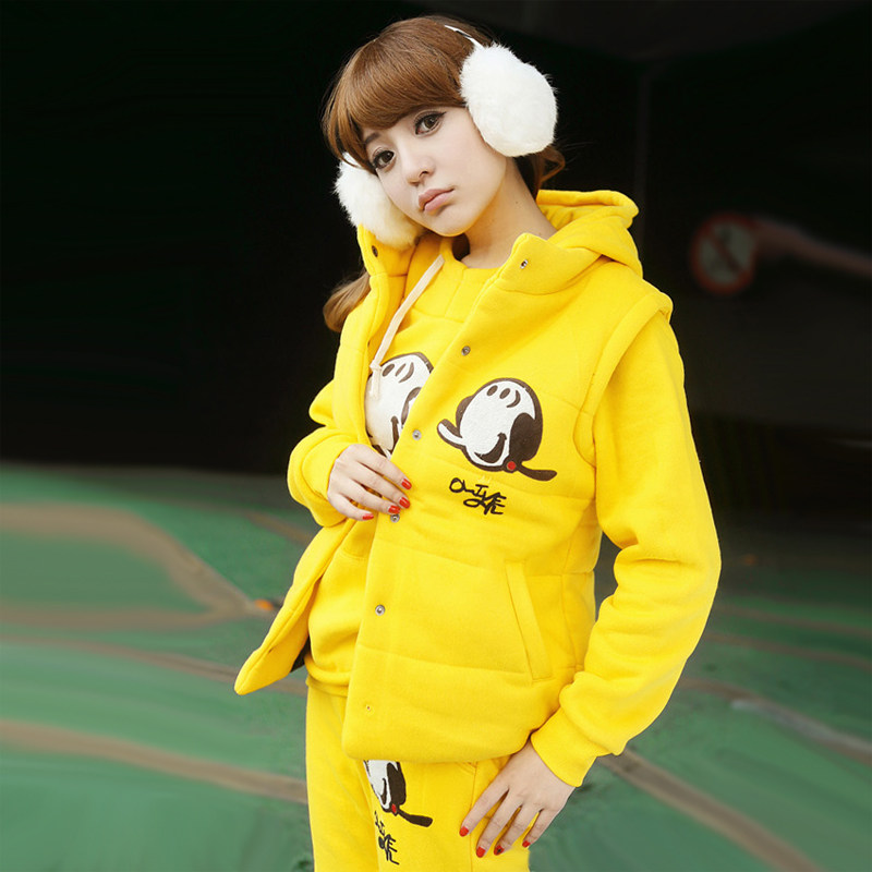 <em>淘宝</em>聚划算购物<em>卫衣</em>春秋<em>女装</em>新拼羽绒大嘴显瘦