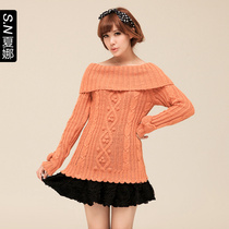 淘宝聚划算购物修身型针织衫秋冬<em>毛衣</em>宽松针织