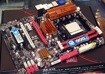 黑潮 BA-210 斯巴达克 A785G AM3集成HD4200 开核全固态主板 价格:180.00