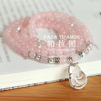 <em>淘宝</em>聚划算购物<em>女士手链</em>茗琳爱的涟漪水晶手链