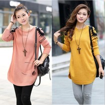 中国购物羊毛衫2013秋款<em>女装韩版</em>亮黄色<em>套头</em>