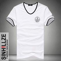 哲尚西哲 夏装男t恤短袖 男t恤男短袖男装2013