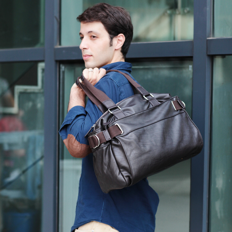 皮包男包斜挎包男士包包韩版休闲手提包复古P