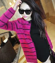 新2013新海宁貉子大毛领皮草背心 兔毛<em>编织</em>皮