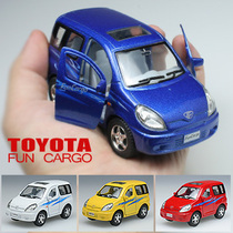 Q版回力车合金车丰田TOYOTA funcargo模型车玩具精品四色打包特价 价格:82.00