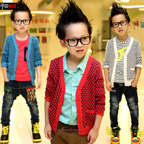 淘宝聚划算购物<em>男孩</em>针织衫男童装线衫薄款 男