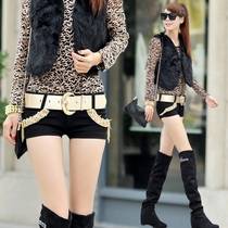 淘宝聚划算购物超短靴裤2013秋冬新款<em>韩版</em>皮