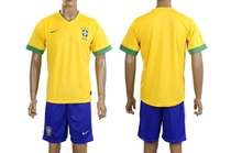 12-13国家队足球服套装 Brazil巴西主场 黄色 原版可印号球衣 价格:108.00