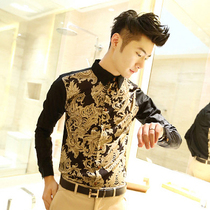 淘宝聚划算购物<em>发型</em>2013美发店工作服男歌手