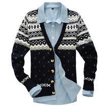 淘宝聚划算购物男<em>毛衣南极人毛衣</em>针织衫加绒保