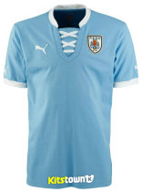 Top thai,Uruguay home shirts 2013/2014,7#CAVANI乌拉圭卡瓦尼 价格:68.00