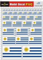 20597 乌拉圭 Uruguay PVC遥控车壳不干胶贴纸 价格:16.50