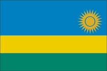 120554 卢旺达 Rwanda 国旗防水不干胶贴纸随意贴 价格:3.00