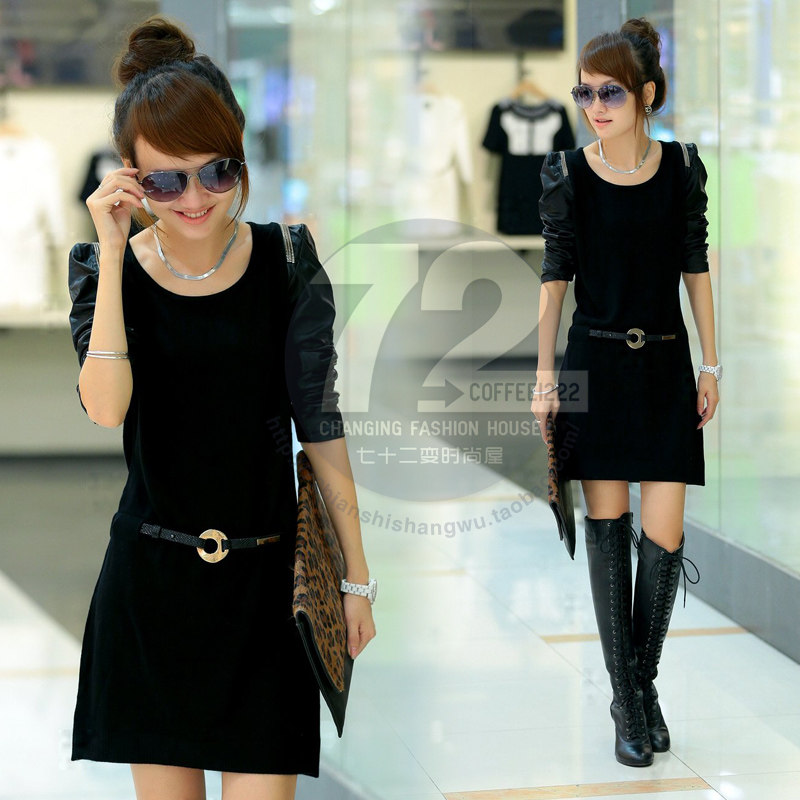 <em>淘宝</em>聚划算购物<em>连衣裙</em>免邮 2013<em>女装秋装</em> 新款