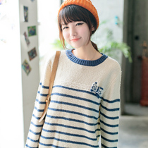 毛衣秋装女装毛衣女韩版宽松女款针织衫女毛衣