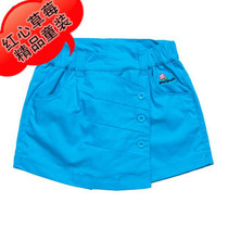 淘宝聚划算购物女孩<em>短裤</em>2013夏季新款 女童褶