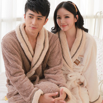 <em>睡袍</em>秋冬季<em>红豆居家</em>服珊瑚绒浴袍小鹿印花可爱