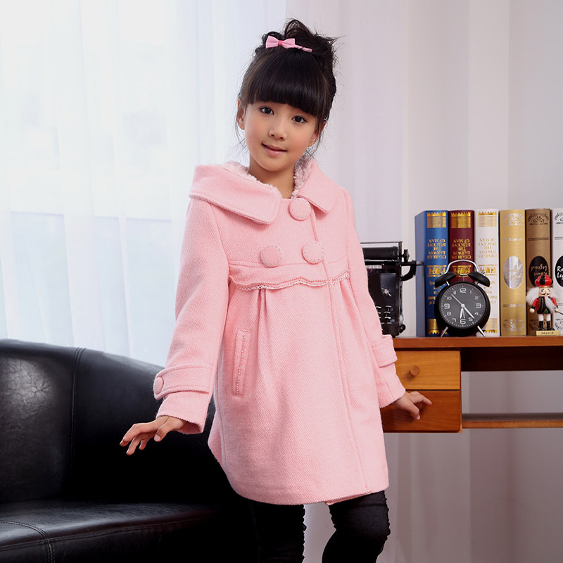 淘宝聚划算购物<em>女童</em>大衣<em>派克兰帝</em>LJCD09120