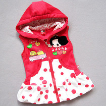 <em>马甲</em>丽婴十八坊新款童装女童儿童<em>马夹</em>女宝宝婴