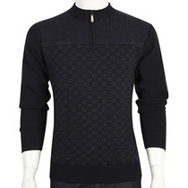 羊毛衫美特斯邦威立领毛衣男外套<em>秋装加厚开衫</em>