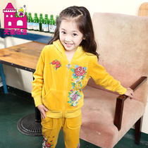童装 女童 春秋装2013 潮 天使城堡新款运动休闲套装 TSC5900 价格:130.80