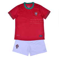 2019 童装足球服Portugal葡萄牙童装国家队儿童足球服红色球衣 价格:40.00