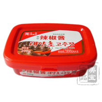 韩国石锅拌饭 炒年糕菇香甜不辣酱/甜味辣椒酱/韩式辣酱200g盒装 价格:5.94
