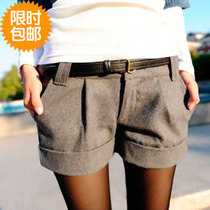 淘宝聚划算购物<em>高腰</em>款包邮 <em>高腰</em>韩版<em>秋冬短裤</em>