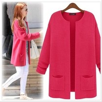 淘宝<em>聚划算</em>购物常规款<em>开衫</em>春秋<em>针织衫</em>小香风糖