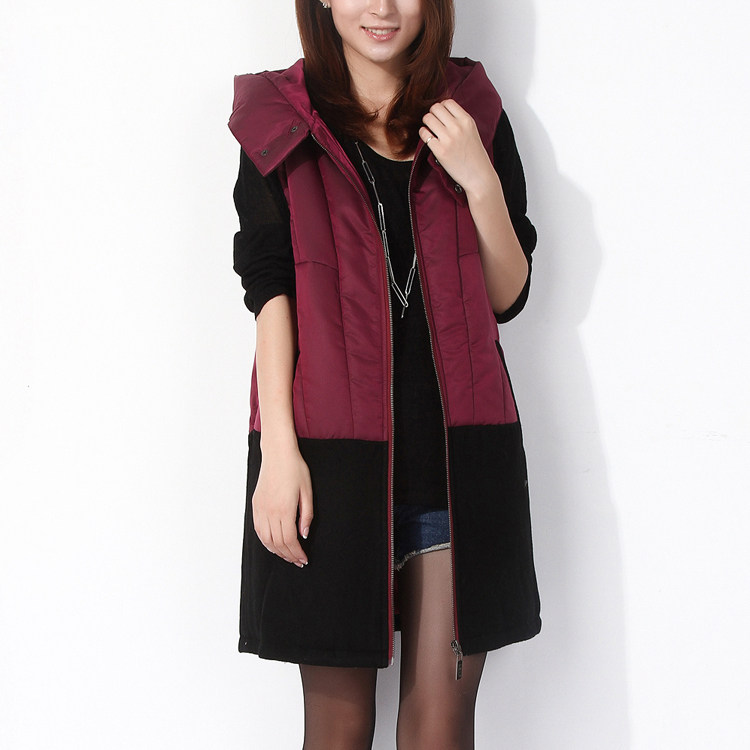 淘宝聚划算购物<em>马甲</em>秋冬韩版<em>女装</em>连帽羽绒棉马