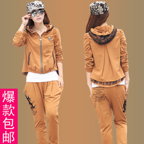 中国购物品牌套装休闲<em>运动服</em>套装女春秋卫衣品