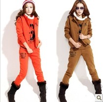 中国购物卫衣女装 印花卫衣<em>套装</em>女春秋韩版长