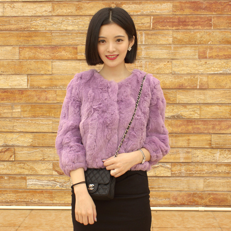 淘宝聚划算购物皮草特价2013新款 女<em>真皮</em>皮衣