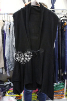 衫精品薄款韩版绿色短小外套 黑色 披肩<em>白色</em>坎