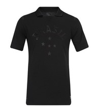 top thai Brazil black shirt巴西官方正版黑色翻领球员版T恤 价格:68.00