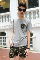 卓越购物<em>男士</em> <em>短裤</em>2013陈冠希春款波点休闲裤