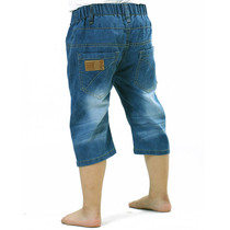 中国购物<em>男孩短裤男童牛仔</em>七分裤<em>夏装</em>中大童纯